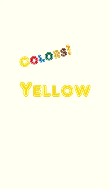[LINE着せ替え] Colors！ Yellowの画像1