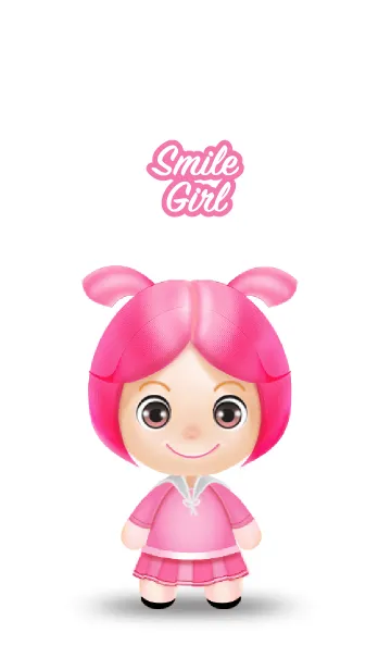 [LINE着せ替え] smile girl cuteの画像1