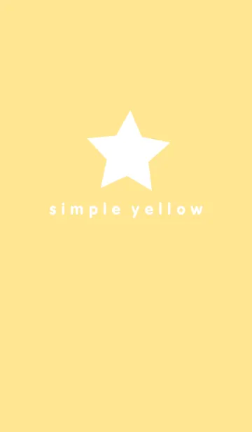 [LINE着せ替え] Simple yellow themeの画像1