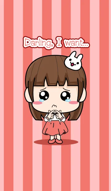 [LINE着せ替え] Darling, I wantの画像1
