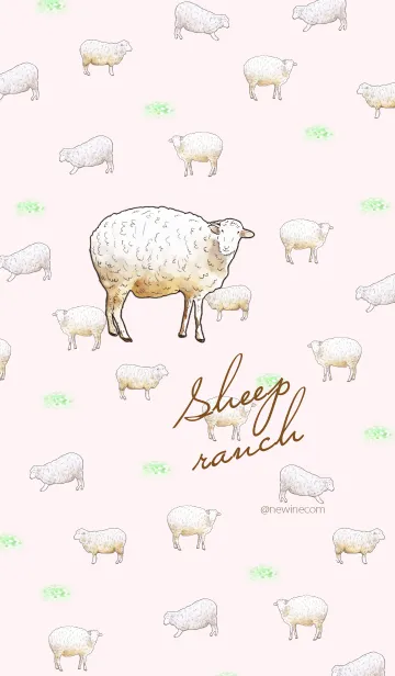 [LINE着せ替え] 羊牧場の画像1