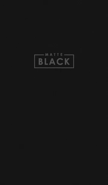 [LINE着せ替え] Matte Blackの画像1