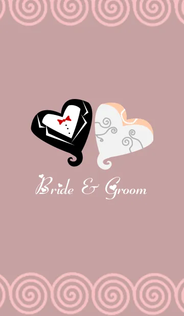 Bride and GroomのLINE着せ替え