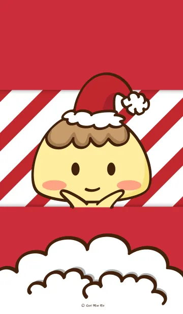 [LINE着せ替え] Caramel Pudding(Christmas)の画像1