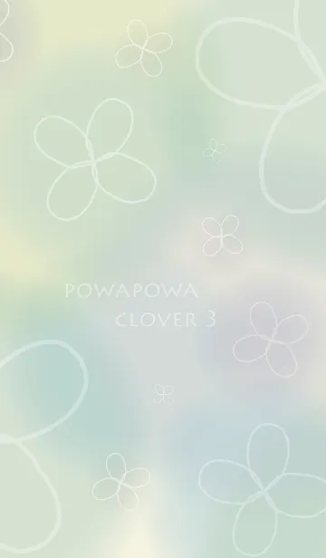 [LINE着せ替え] powapowa clover 3の画像1
