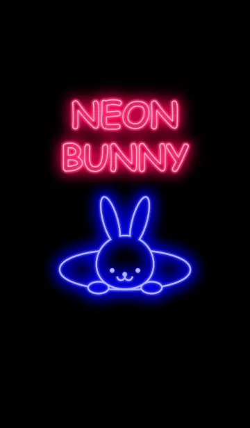 [LINE着せ替え] NEON BUNNYの画像1