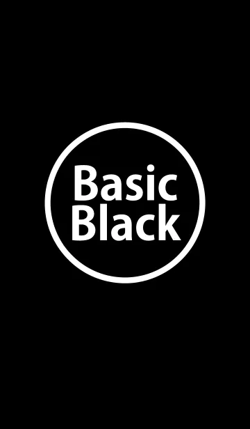 [LINE着せ替え] Basic Blackの画像1