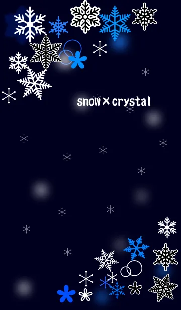 [LINE着せ替え] snow×crystalの画像1