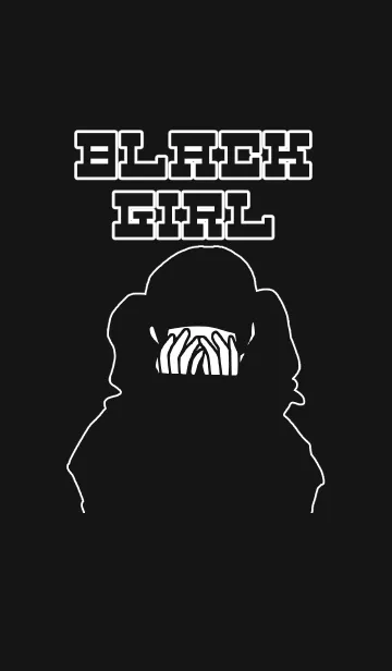 [LINE着せ替え] =BLACK GIRL=の画像1