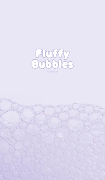 [LINE着せ替え] Fluffy Bubblesの画像1