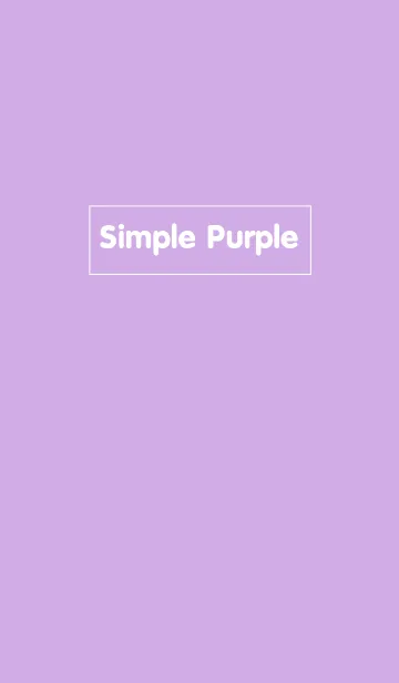 [LINE着せ替え] Simple Purple Themeの画像1