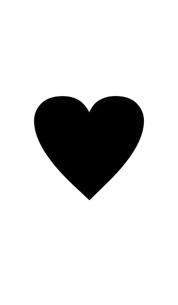 [LINE着せ替え] Black Heartの画像1