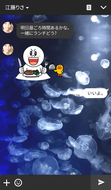 [LINE着せ替え] Jellyfish Lightの画像3