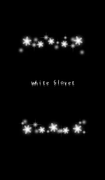 [LINE着せ替え] White floretの画像1