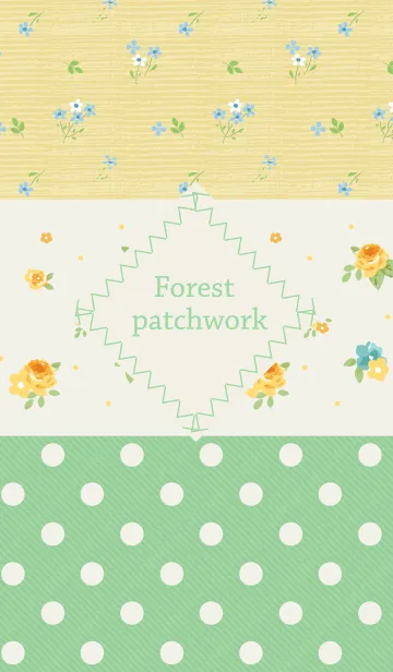 [LINE着せ替え] Forest patchworkの画像1