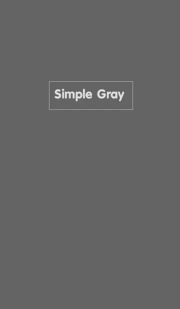 [LINE着せ替え] Simple Grayの画像1