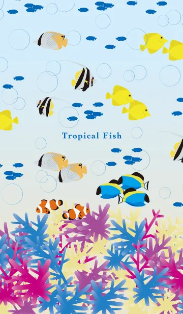 [LINE着せ替え] サンゴと熱帯魚の画像1