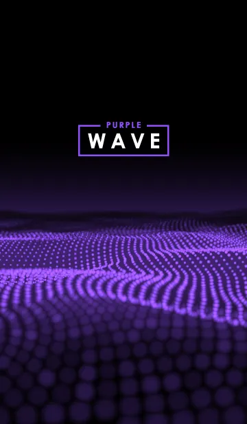 [LINE着せ替え] Purple Waveの画像1