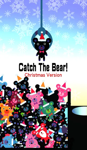 [LINE着せ替え] くまさんキャッチ！ クリスマスバージョンの画像1