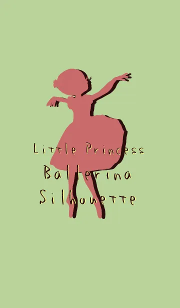 [LINE着せ替え] Little Princess Ballerina -Silhouette-の画像1