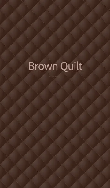 [LINE着せ替え] Brown Quiltの画像1