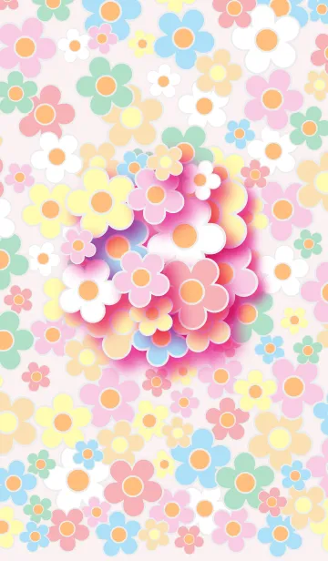 [LINE着せ替え] A lot of flowers 1の画像1