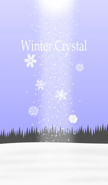[LINE着せ替え] 冬の結晶の画像1