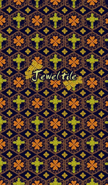 [LINE着せ替え] Jewel tileの画像1