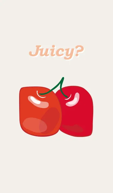 [LINE着せ替え] Juicy？ (さくらんぼ)の画像1