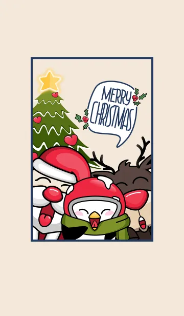 happy smiles for Christmasの着せ替えメイン画像