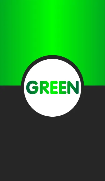 [LINE着せ替え] Simple Green Black v.2の画像1