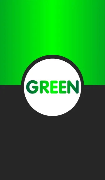 Simple Green Black v.2の着せ替えメイン画像