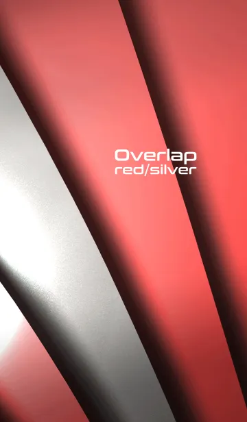 [LINE着せ替え] Overlap red/silverの画像1