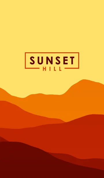 [LINE着せ替え] Sunset Hillの画像1