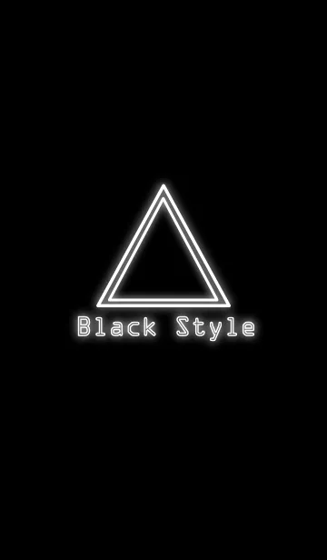 [LINE着せ替え] Black Triangle Styleの画像1