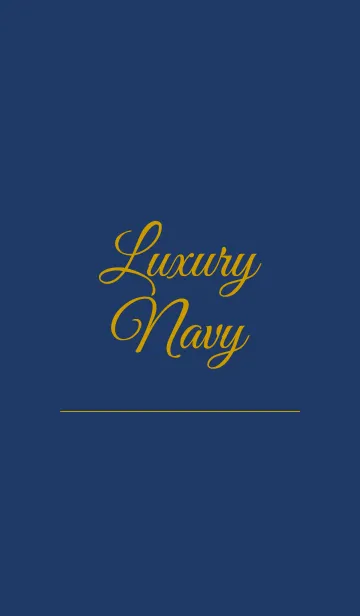[LINE着せ替え] Luxury Navyの画像1