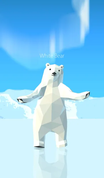 [LINE着せ替え] White Bear*の画像1