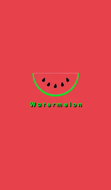 [LINE着せ替え] Simple watermelonの画像1