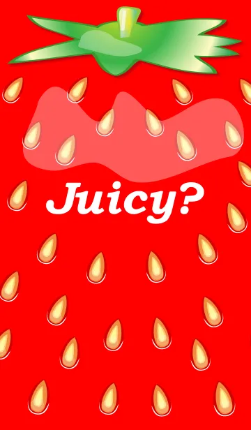 [LINE着せ替え] Juicy？ (いちご)の画像1