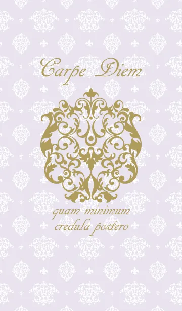 [LINE着せ替え] Carpe Diem - Purpleの画像1