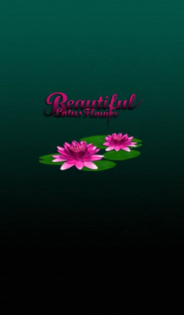 [LINE着せ替え] Beautiful Lotus Flowerの画像1