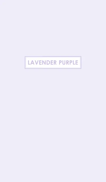 [LINE着せ替え] Lavender Purpleの画像1