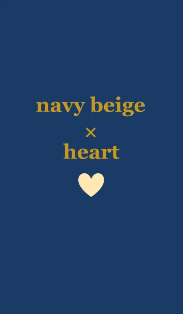 [LINE着せ替え] navy×heartの画像1