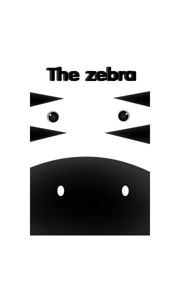 [LINE着せ替え] Simple zebraの画像1