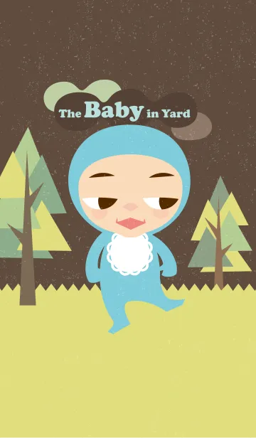 [LINE着せ替え] The baby in Yard with friends for themeの画像1