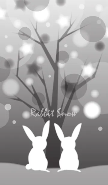 [LINE着せ替え] Rabbit Snowの画像1