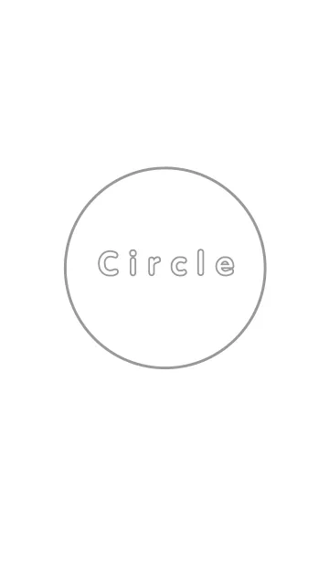 [LINE着せ替え] Simple Circle themeの画像1