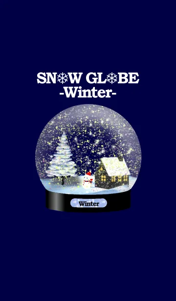 [LINE着せ替え] SNOW GLOBE –winter–の画像1