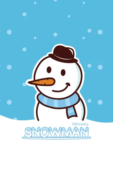 [LINE着せ替え] Cartoon Snowmanの画像1