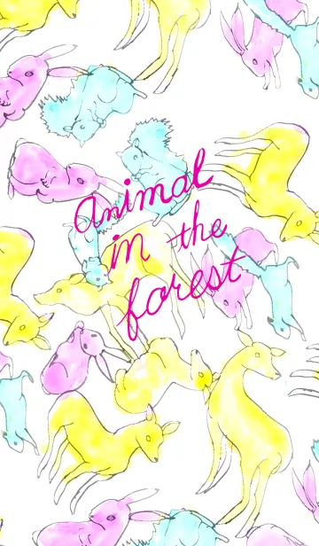 [LINE着せ替え] Animal in the forestの画像1